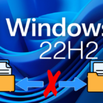 Problema al copiar archivos en Windows 11 22H2