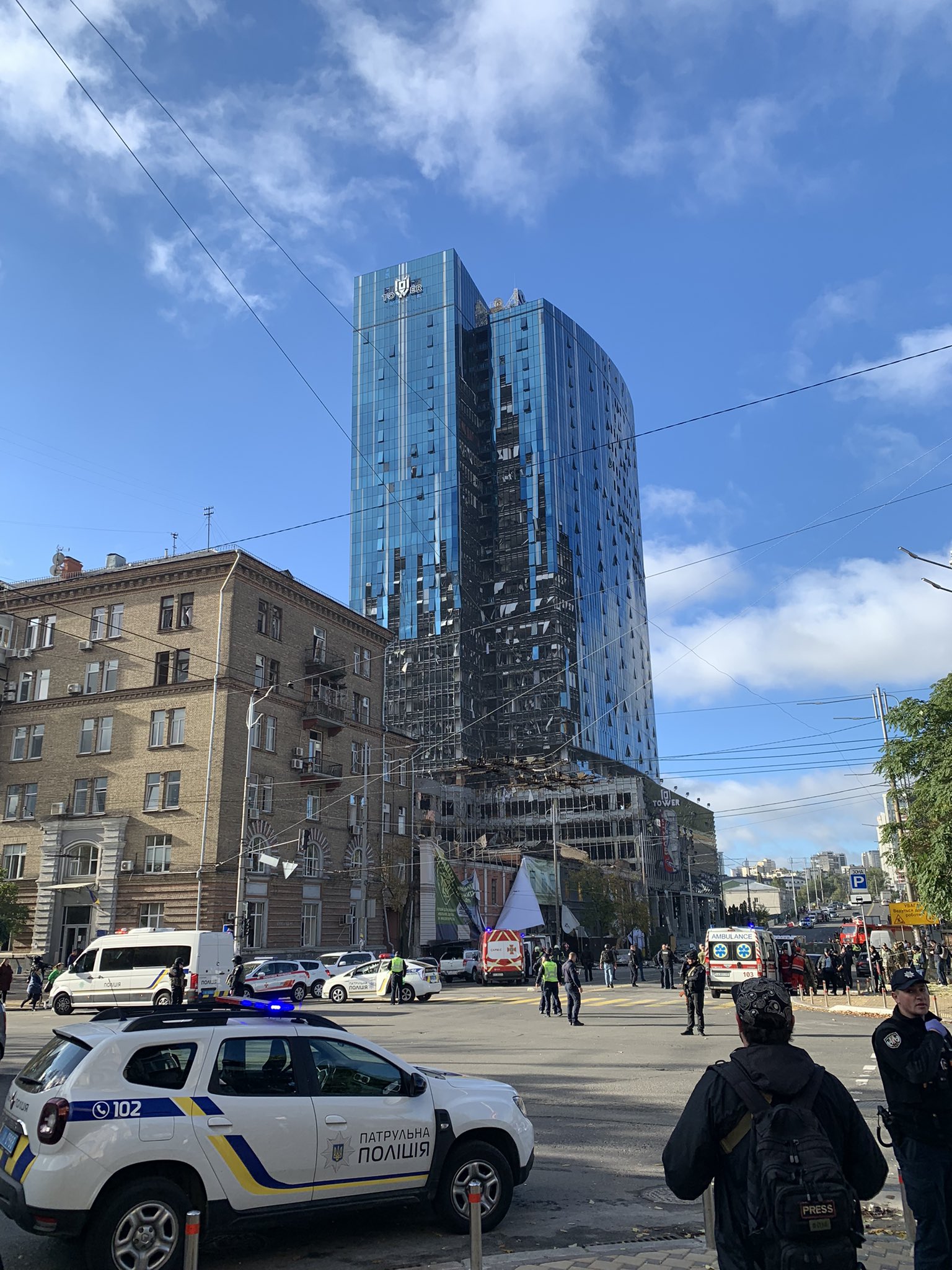 Un misil impacta contra la sede de Samsung en Ucrania
