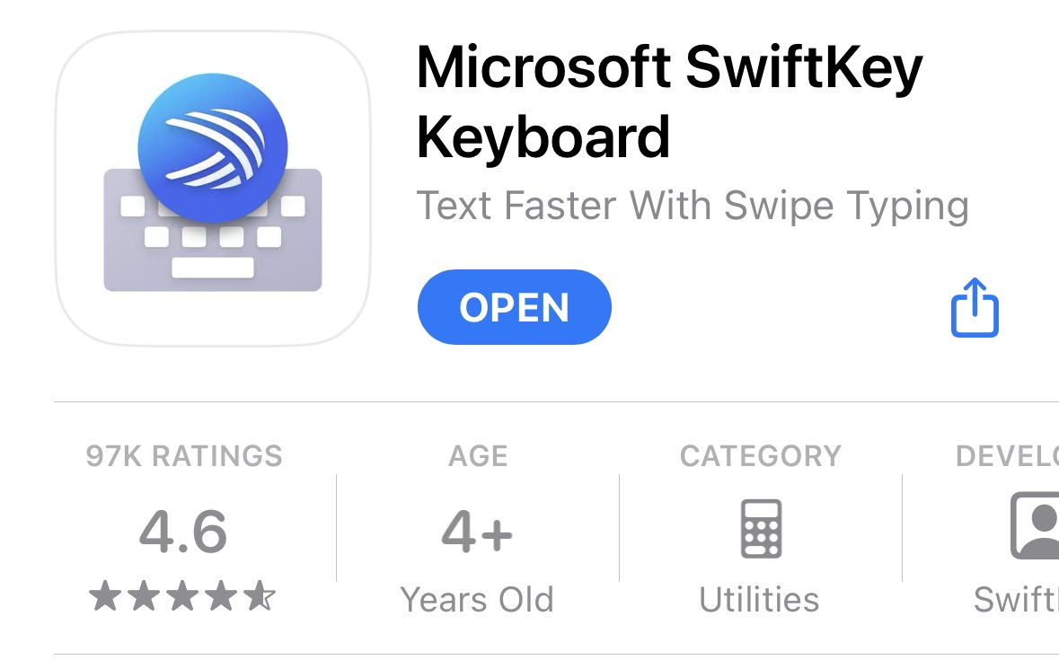 Microsoft restablece SwiftKey en la App Store de iOS