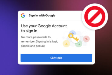 DuckDuckGo bloquea las ventanas emergentes de inicio de sesión de Google