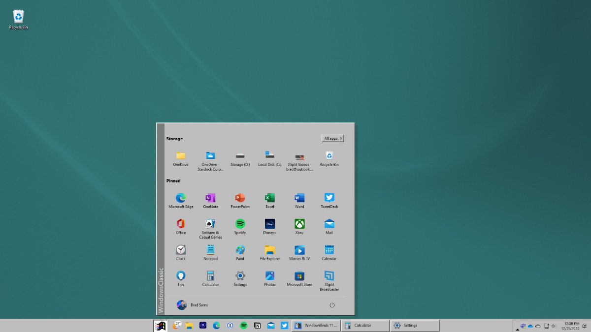 Tema Windows 95 para Windows 11