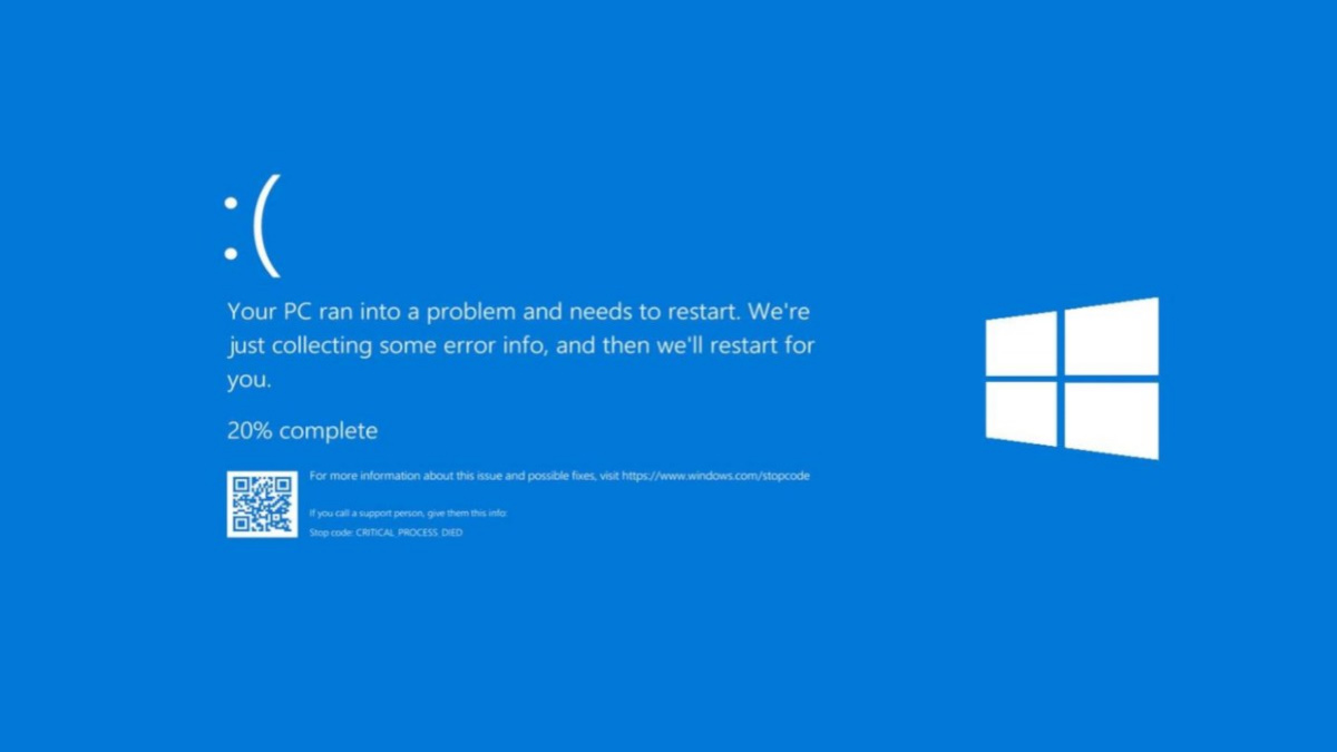 Windows 10 pantalla azul de la muerte o BSOD 