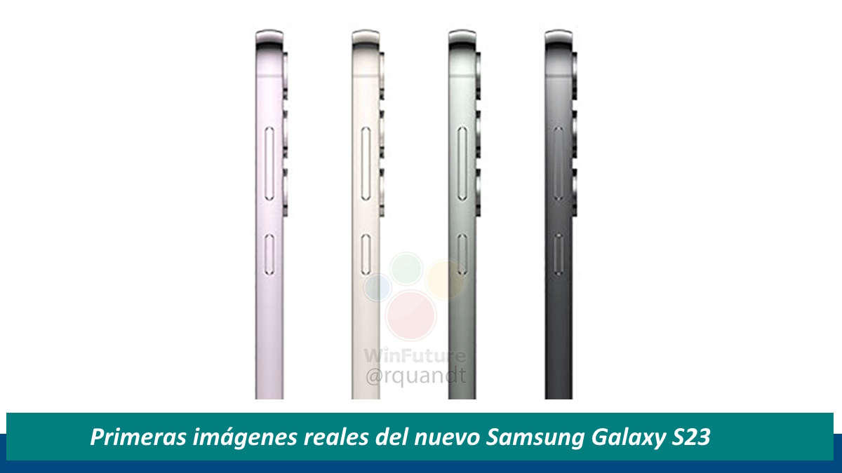 Primeras imágenes reales del nuevo Samsung Galaxy S23