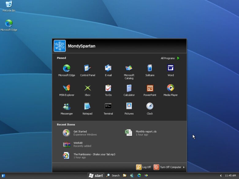 Así se vería Windows 11 en 2001