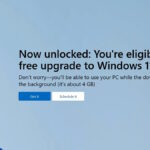 Usuarios de Windows 10 reportan aviso de Actualización a Windows 11
