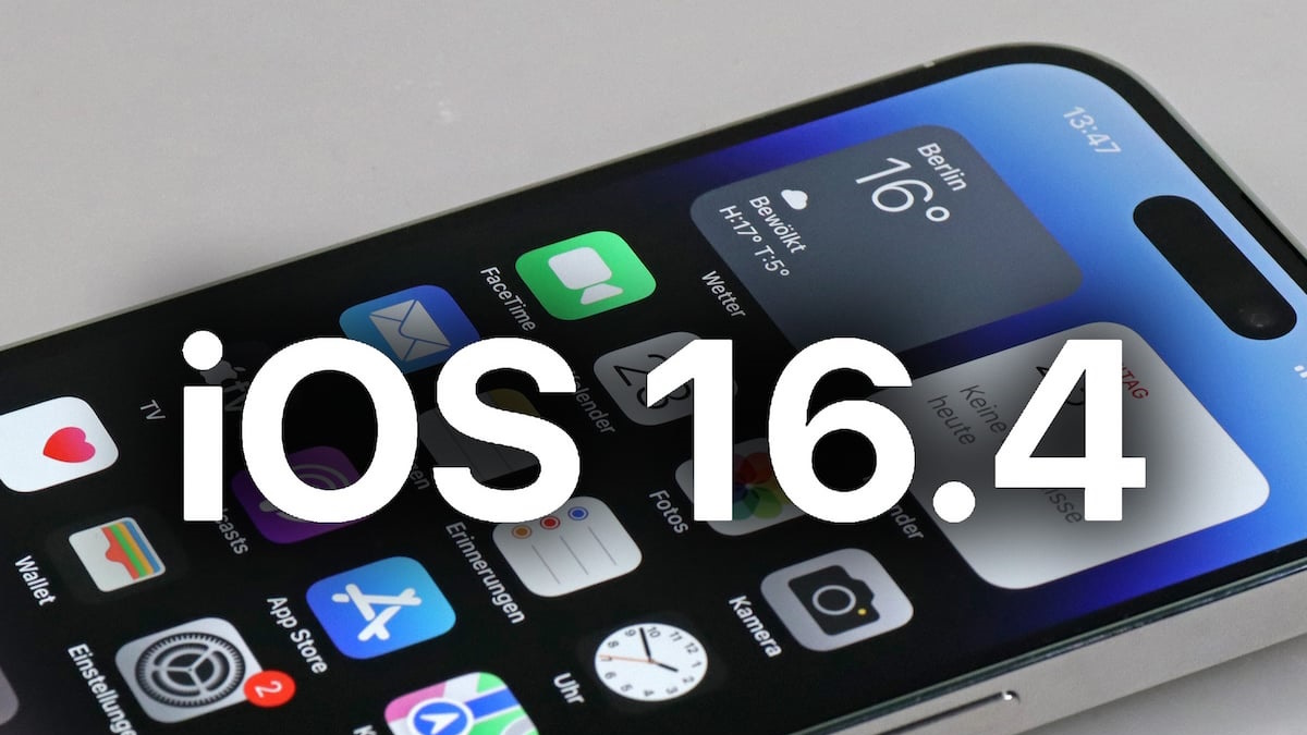 Novedades oficiales de iOS 16.4