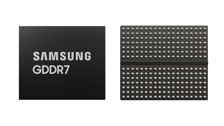 Memoria Samsung GDDR7 de 32 GB