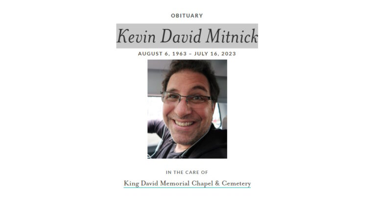 Muerte del hackers Kevin David Mitnick, alias Cóndor