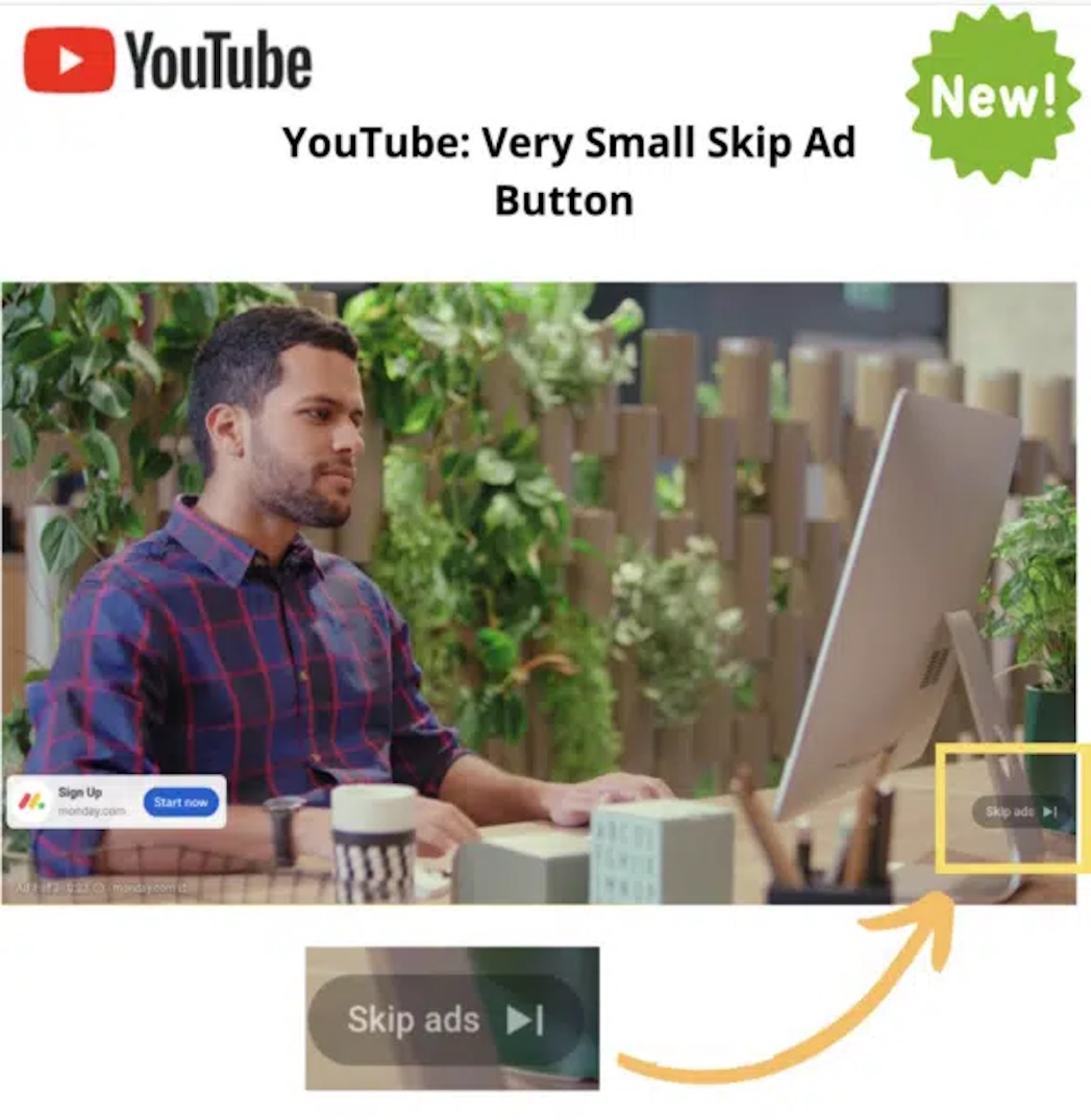 Nuevo Skip Ads en YouTube