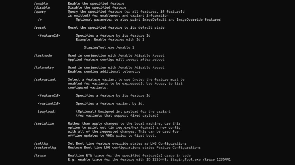 Staging Tool de Microsoft permite habilitar funciones ocultas en Windows 11