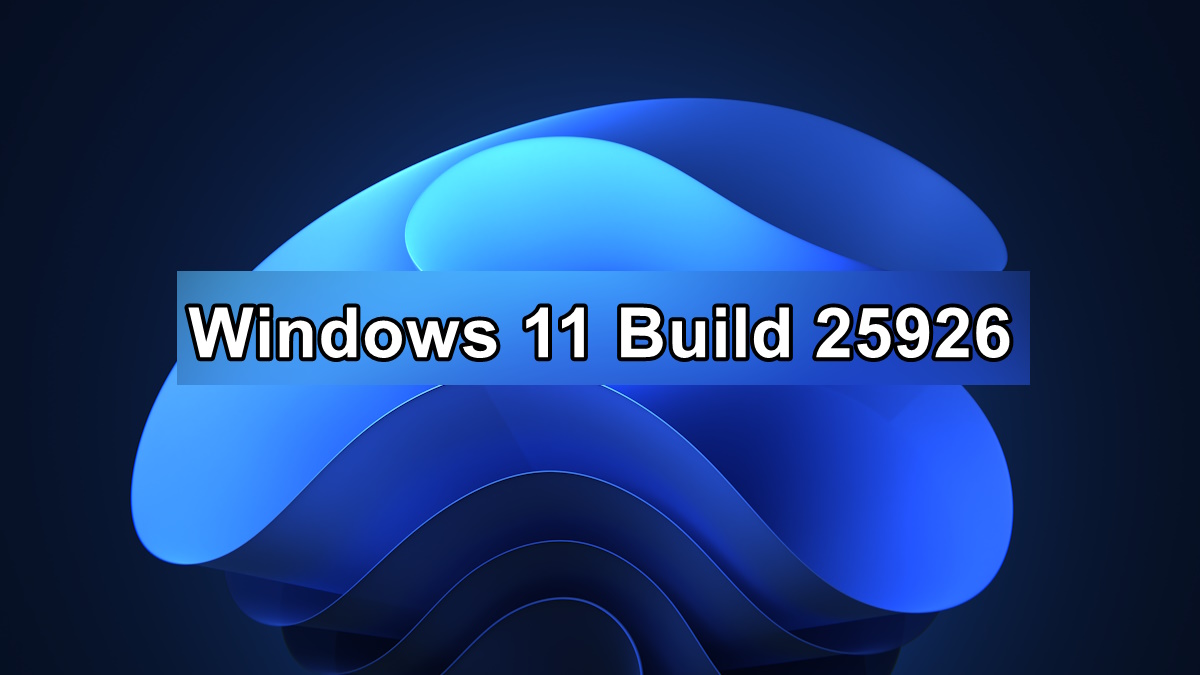 Windows 11 Build 25926