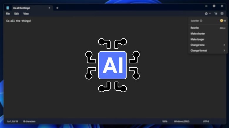 La inteligencia artificial llegará al Bloc de Notas
