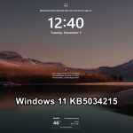 Novedades de Windows 11 KB5034215