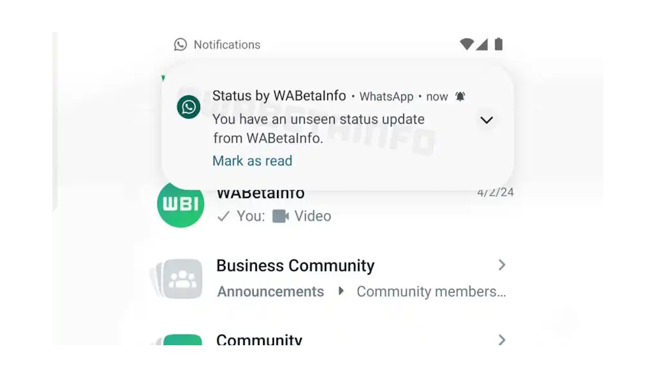 Nuevas notificaciones de WhatsApp