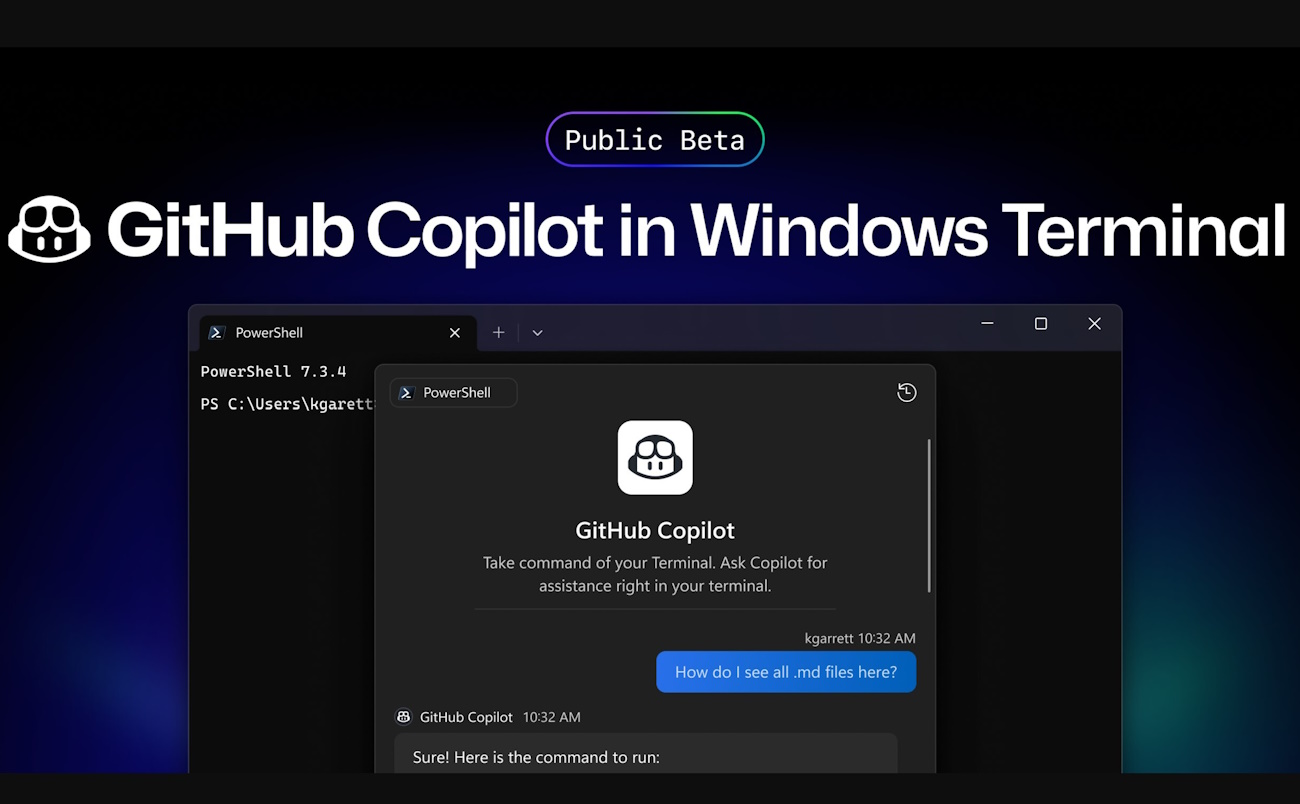 GitHub Copilot llega a Xcode y Windows Terminal