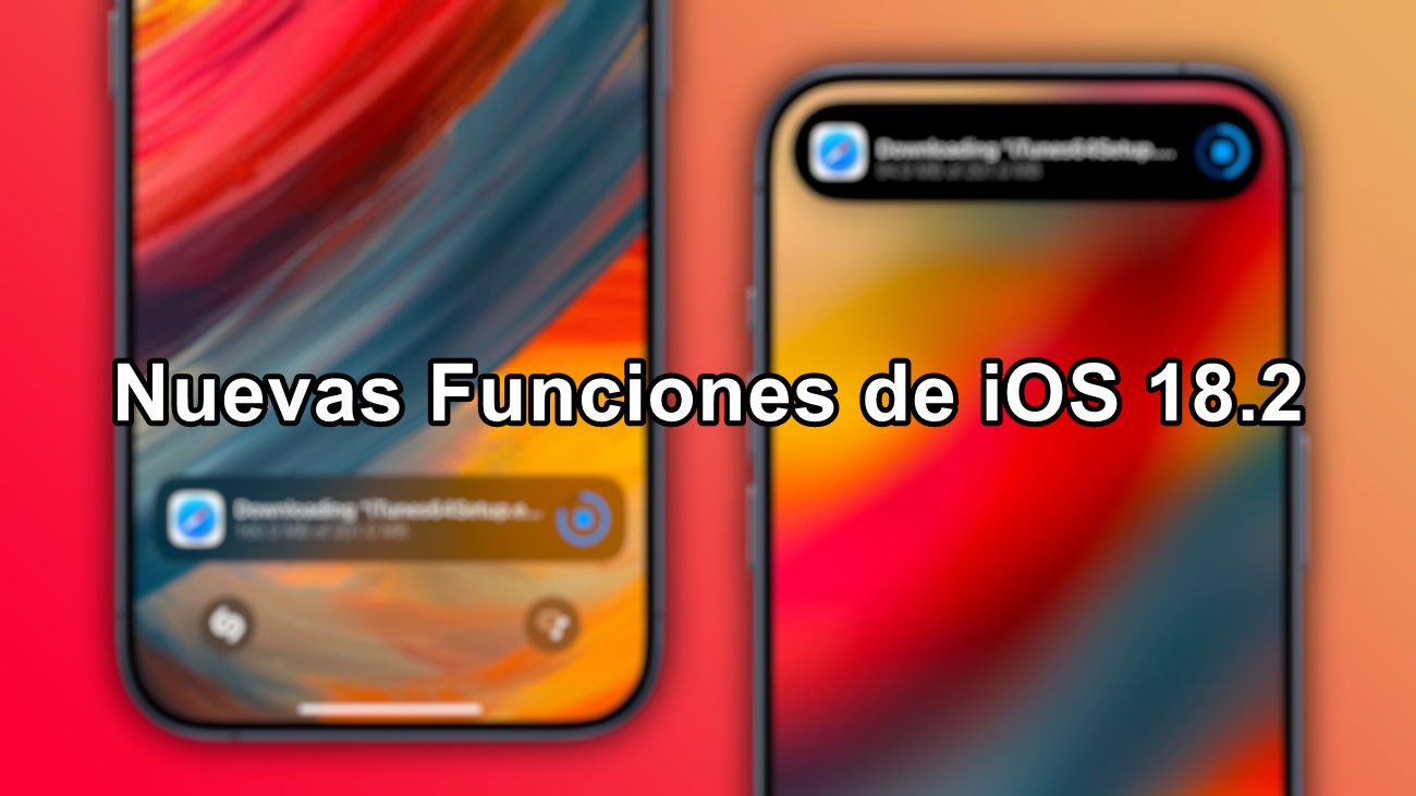 Funciones de iOS 18.2