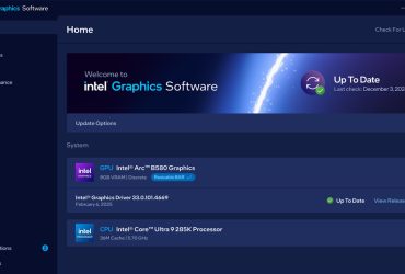 Novedades de Intel Graphics Software