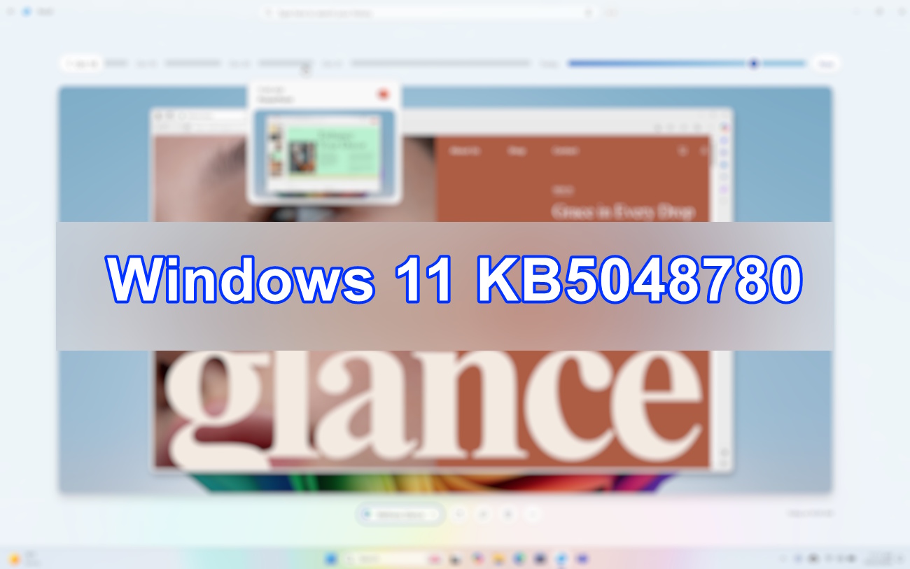 Novedades de Windows 11 KB5048780