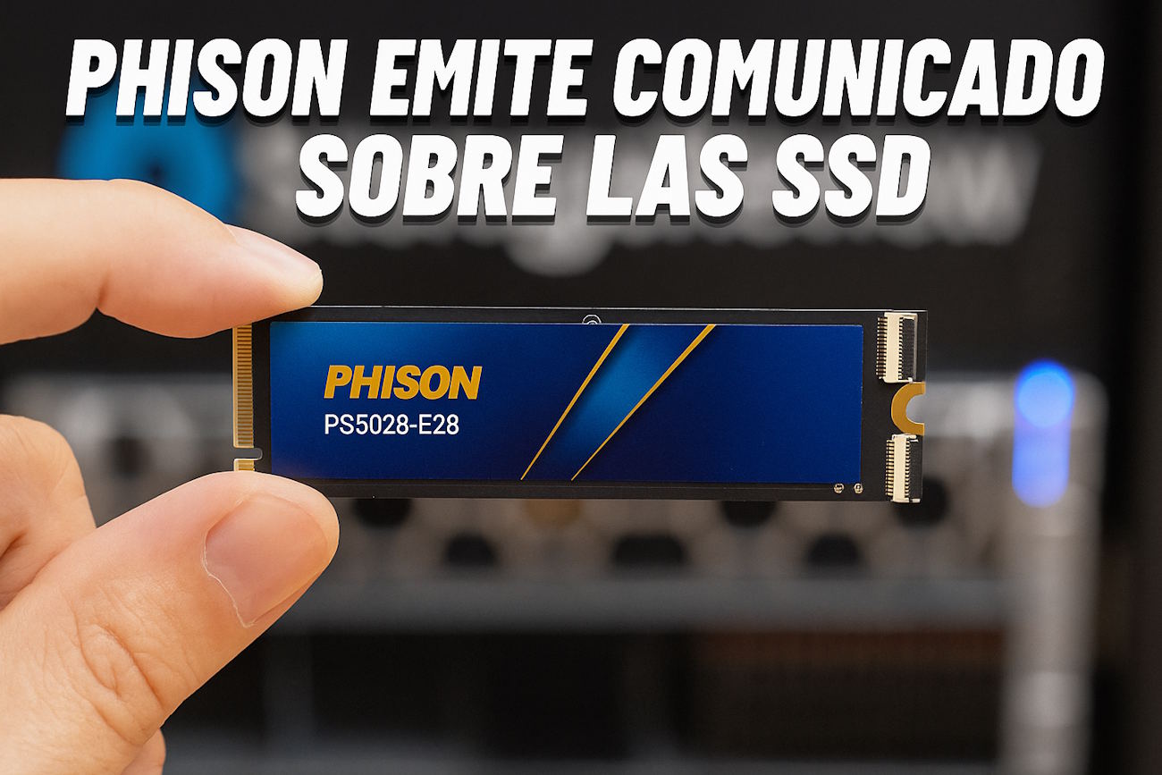 Comunicado oficial de Phison sobre las SSD