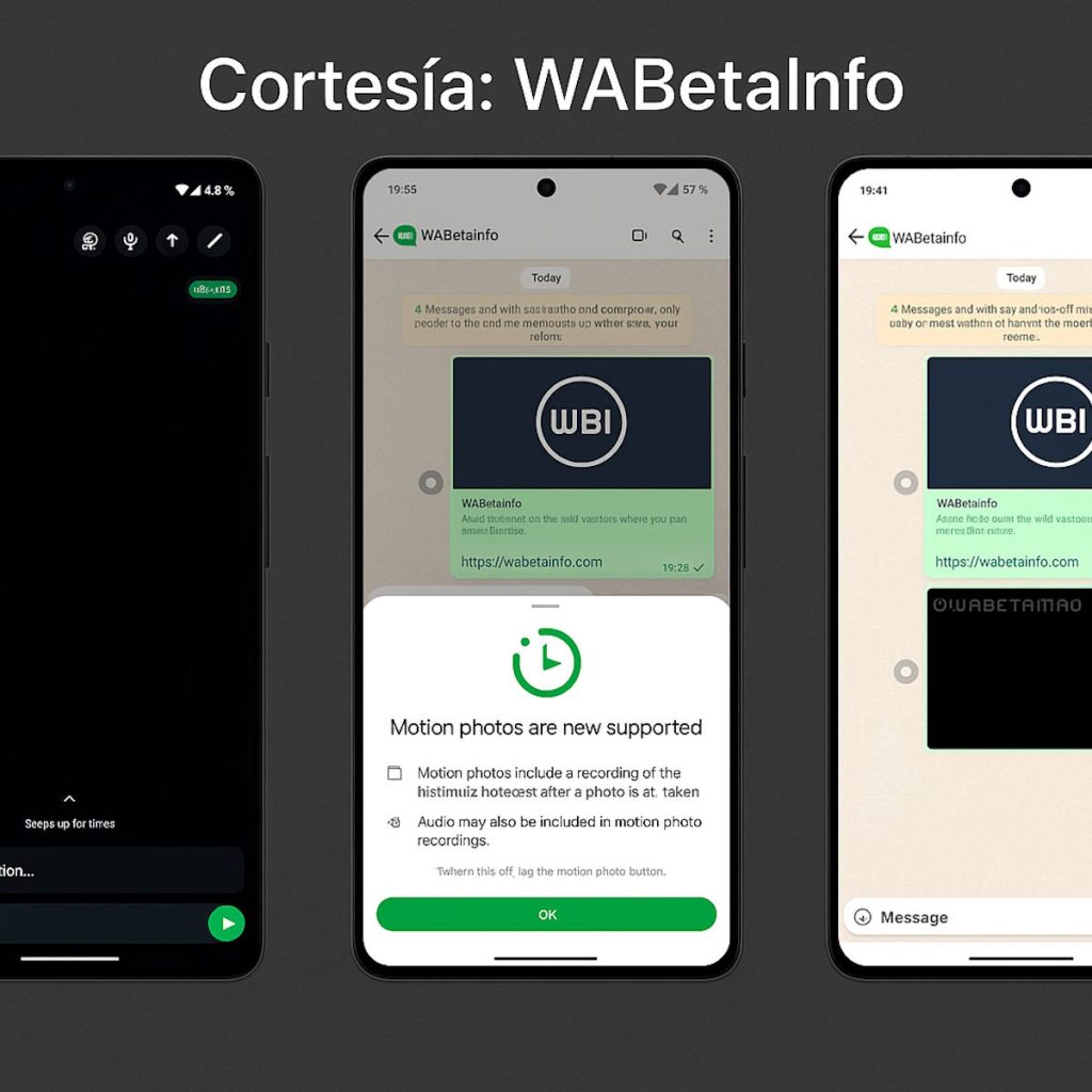 Fotos en movimiento llegan a WhatsApp
