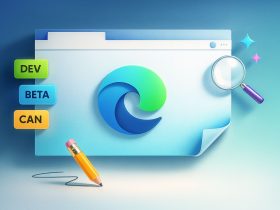 Microsoft Edge con interfaz Olympia