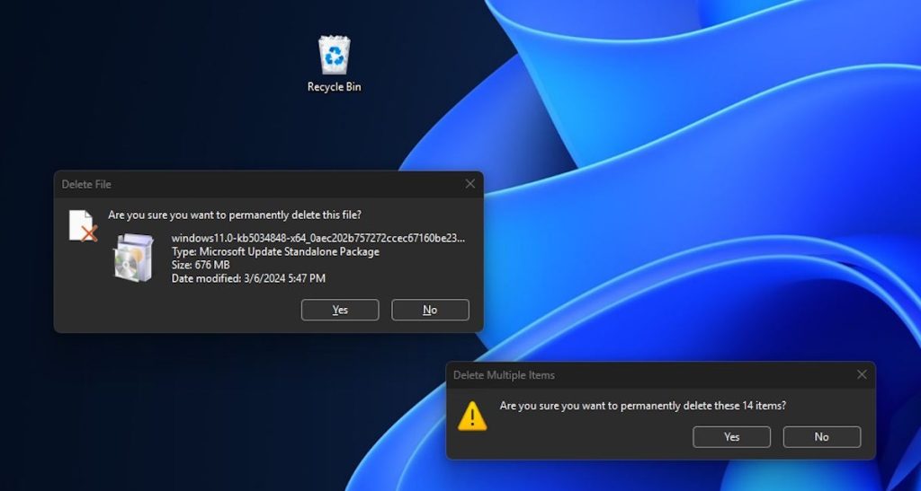 Modo oscuro en los cuadros de dialogo de Windows 11