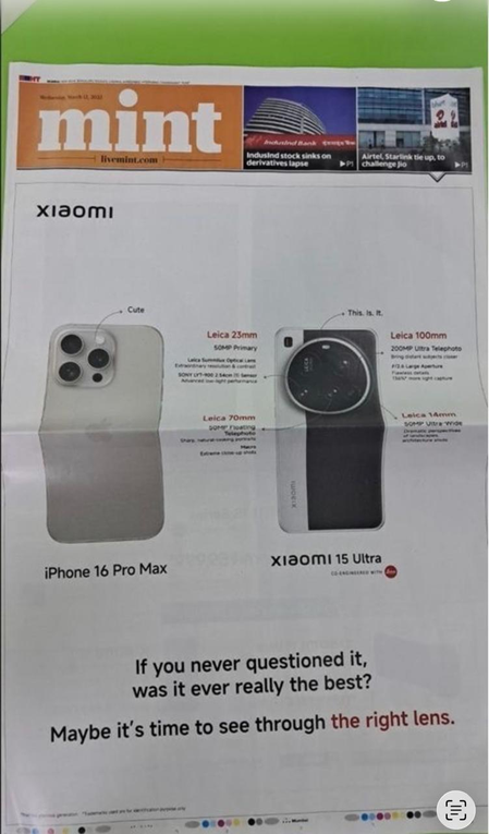 Anuncio de Xiaomi en India 