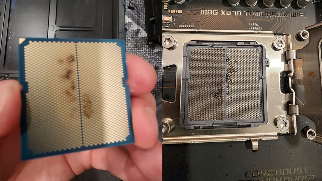 Socket AM5 quemados