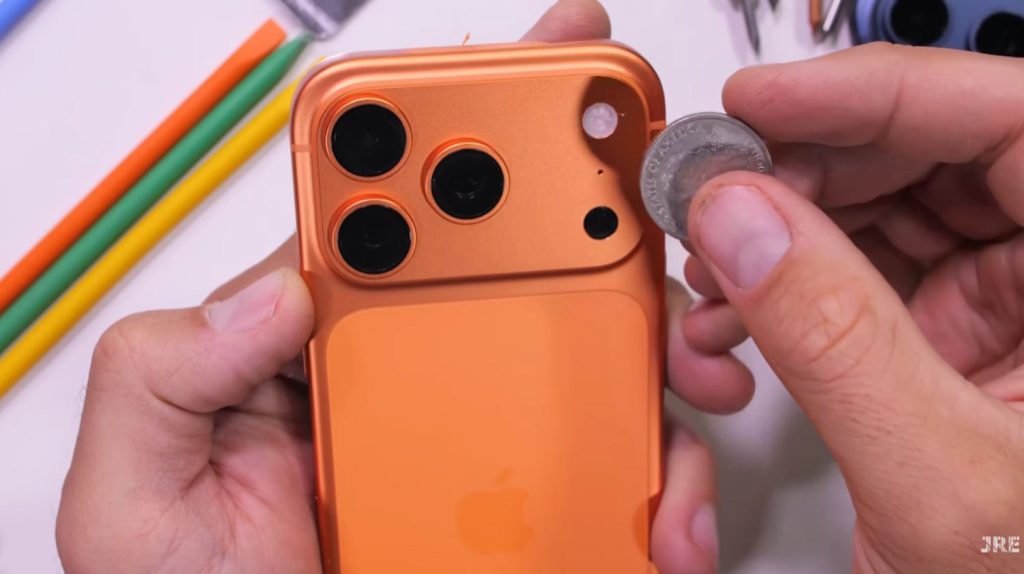 El iPhone 17 Pro es propenso a sufrir arañazos