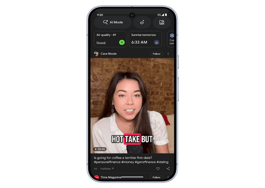 Google Discover mostrará publicaciones de X e Instagram