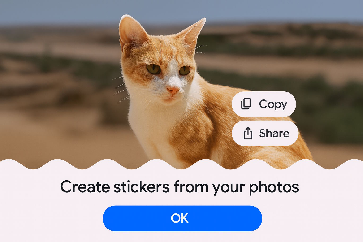 Google Fotos permite crear stickers