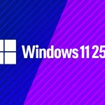 Logo de Windows con anuncio de Windows 11 25H2, actualización 2025