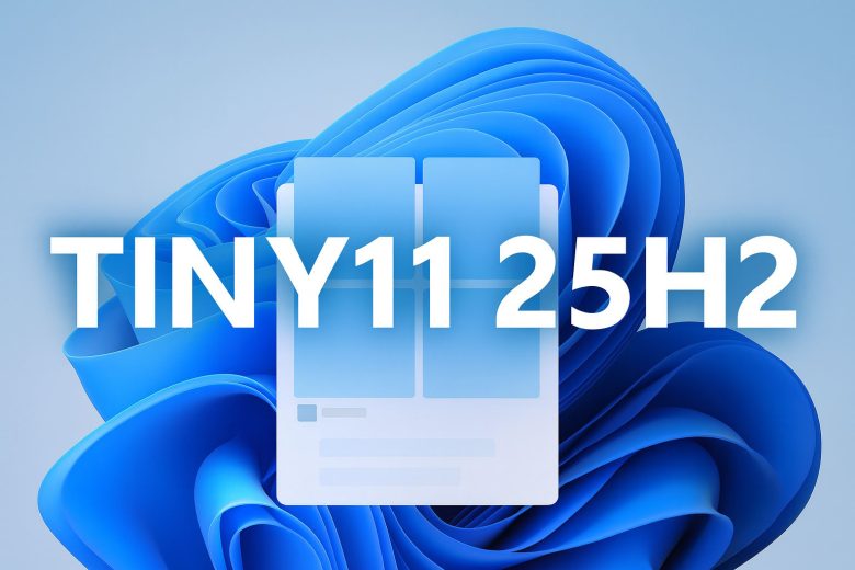 Ya disponible tiny11 25H2 basado en Windows 11 25H2