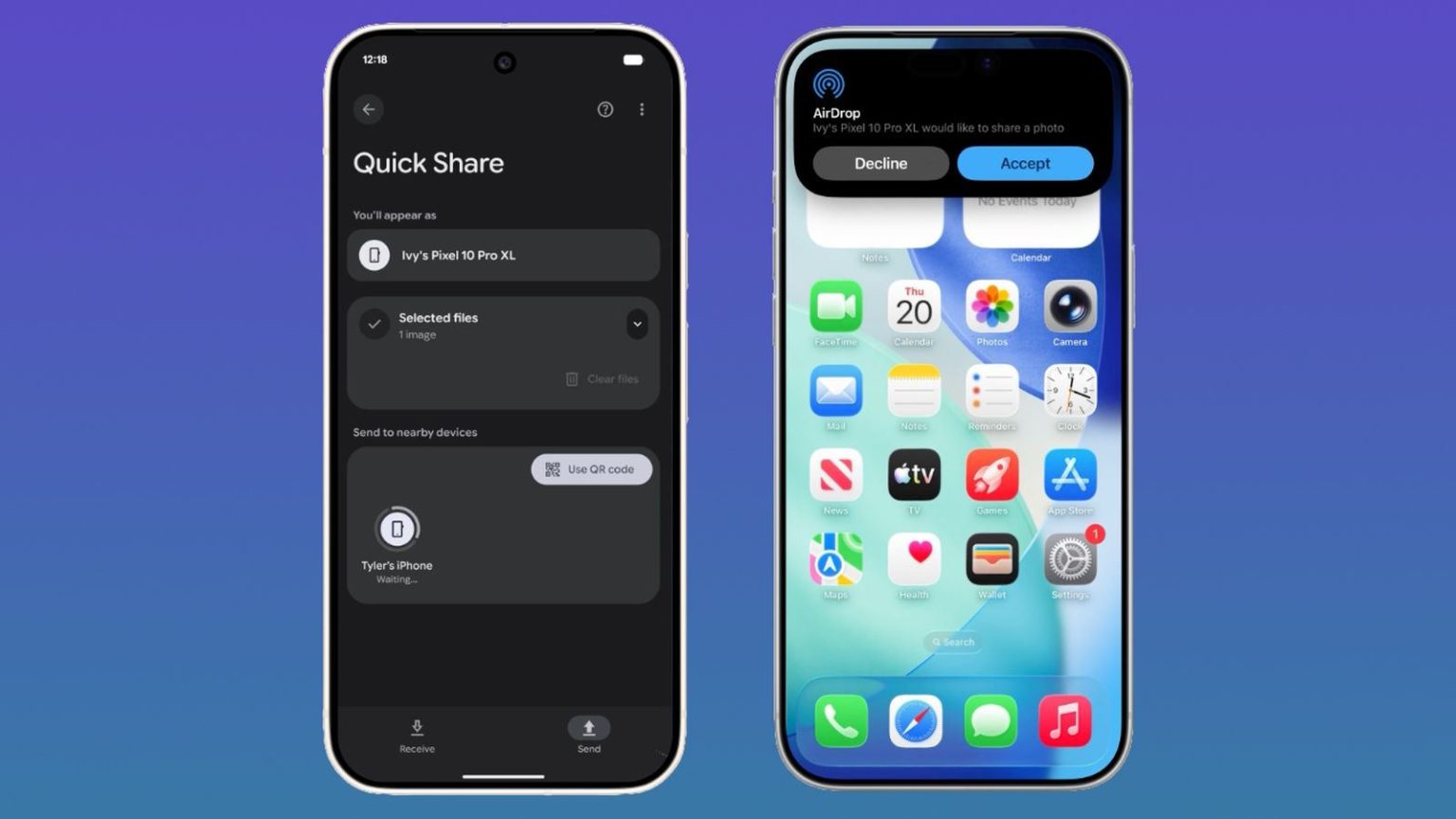 AirDrop ya funciona con Android: Quick Share lo hace posible | Cultura ...