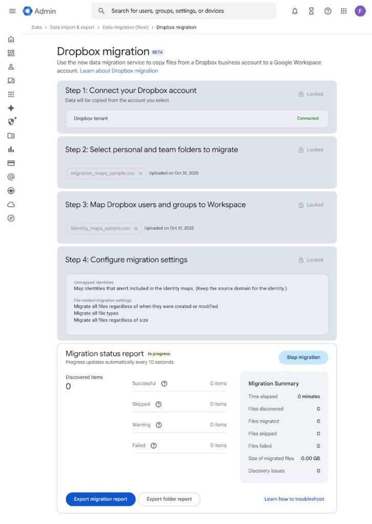 Google simplifica la migración de Dropbox a Drive con su nuevo servicio