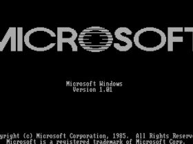 Windows 1.01 cumple 40 años