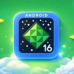 Android mostrará un punto azul.