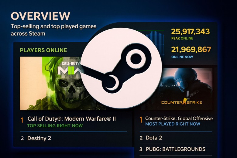 Estadísticas de Steam Dic 2025