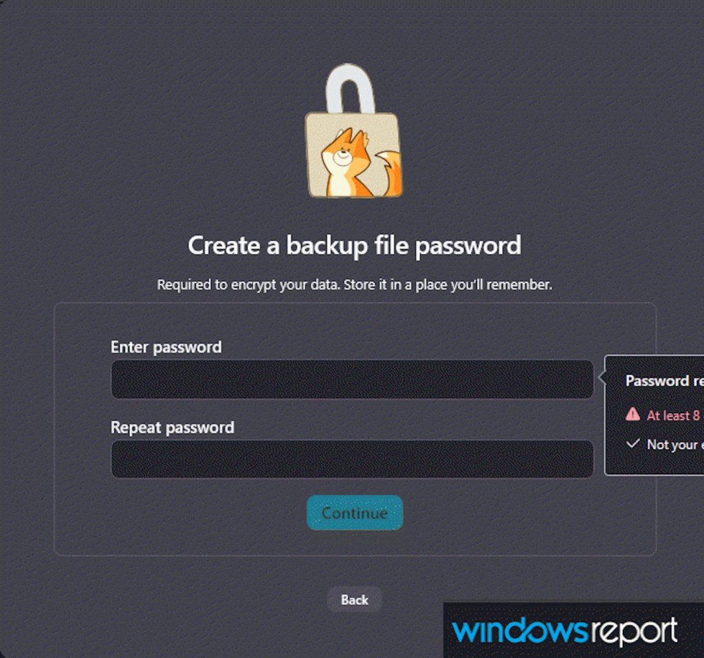 Herramienta copia de seguridad e Firefox