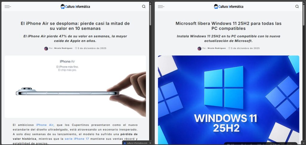 Novedades de Google Chrome 143