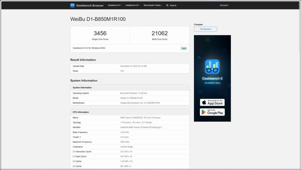 Nuevo Ryzen 9 9950X3D2