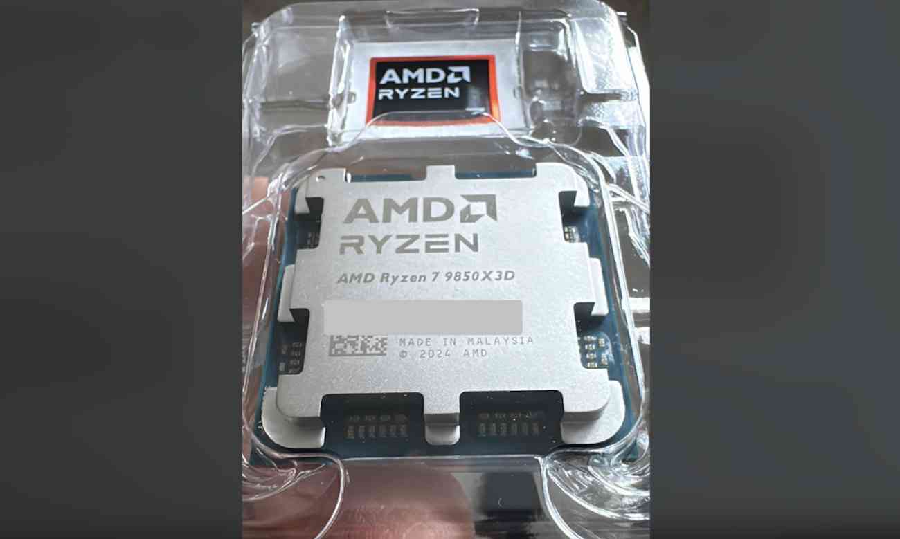 El nuevo Ryzen 7 9850X3D es enviado antes de lo previsto