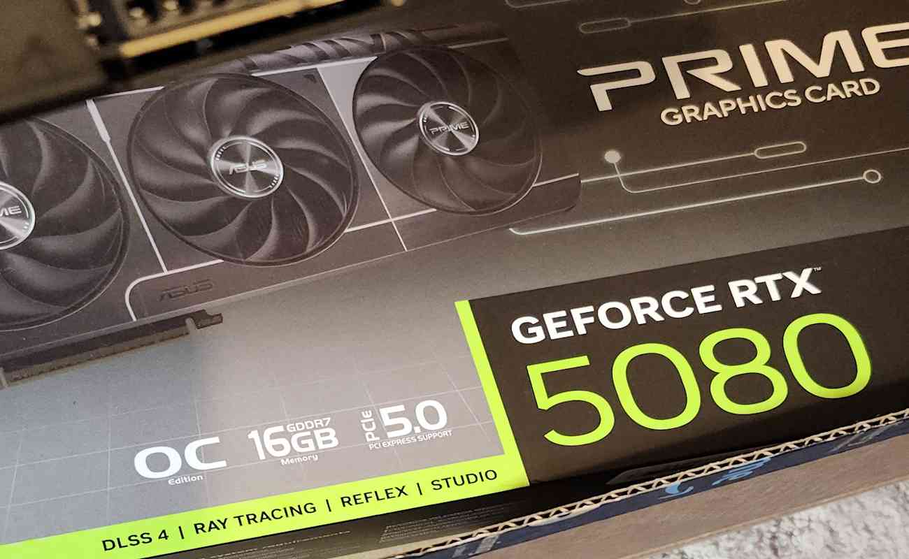 RTX 5080 falsa en Amazon
