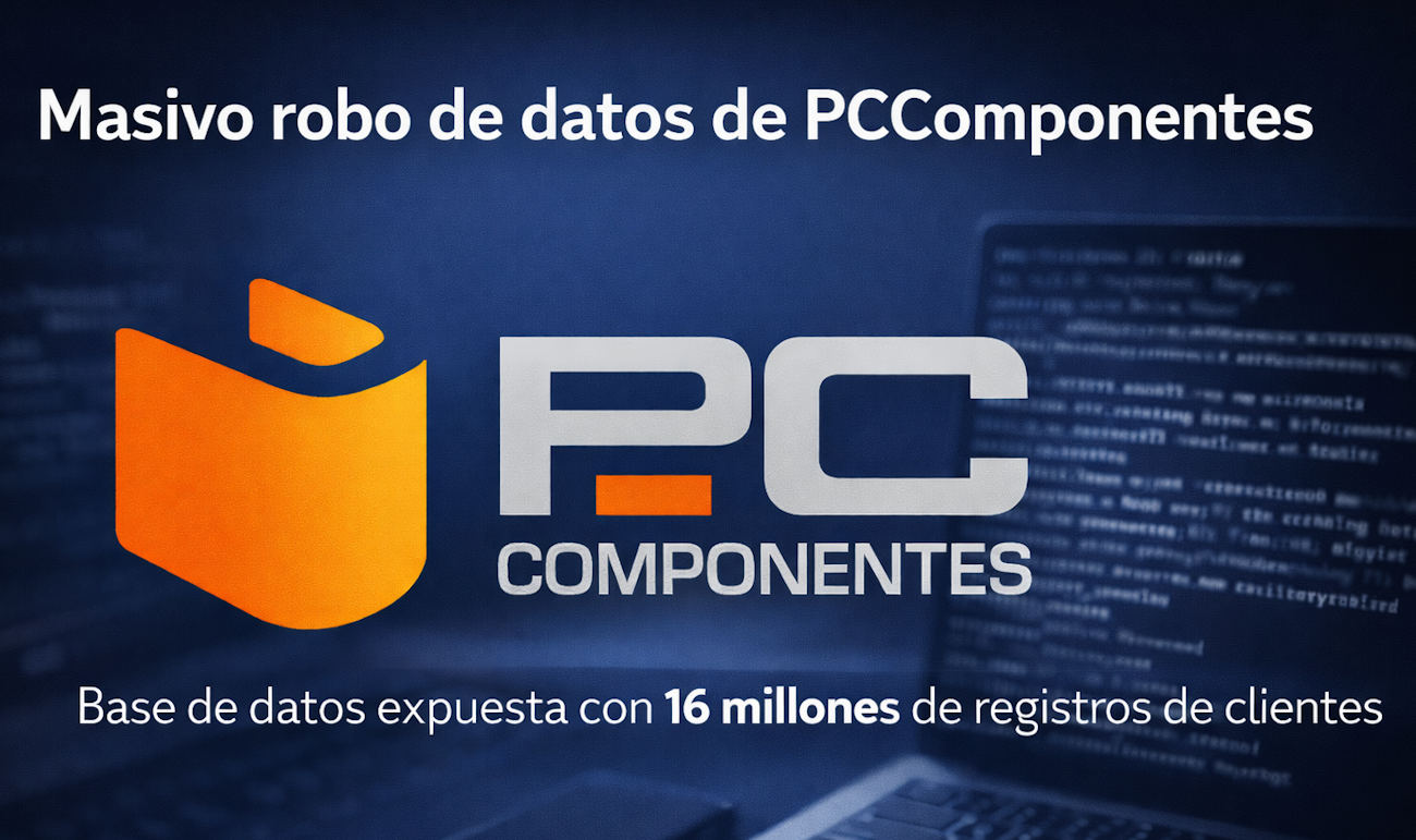 filtración de datos en PcComponentes