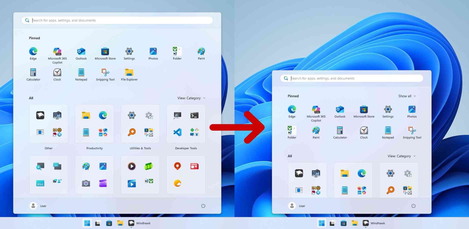 Cómo cambiar el tamaño del menú Inicio en Windows 11 | Cultura Informática
