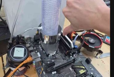 Enfriador de CPU con hielo