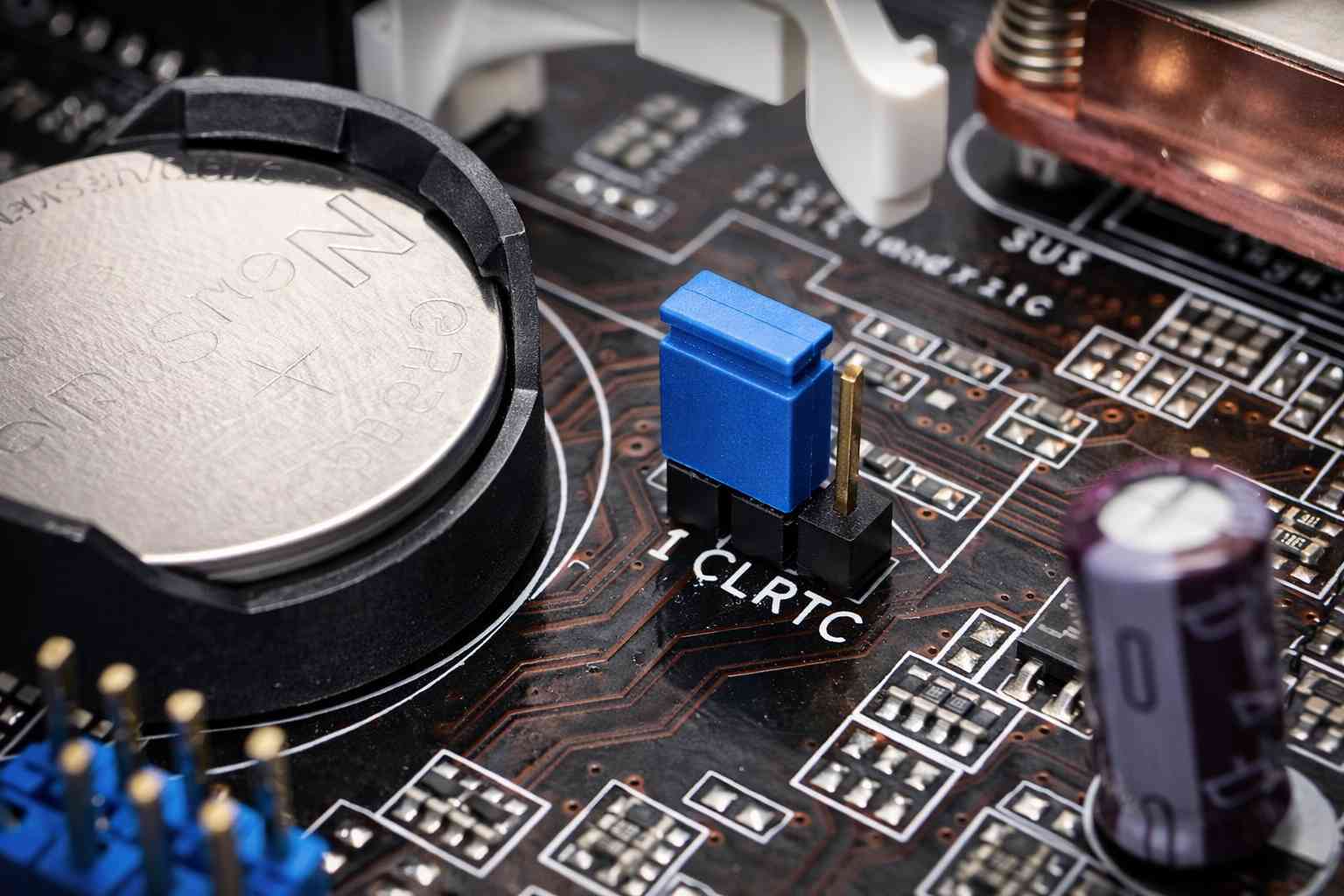 Jumper para resetear la BIOS