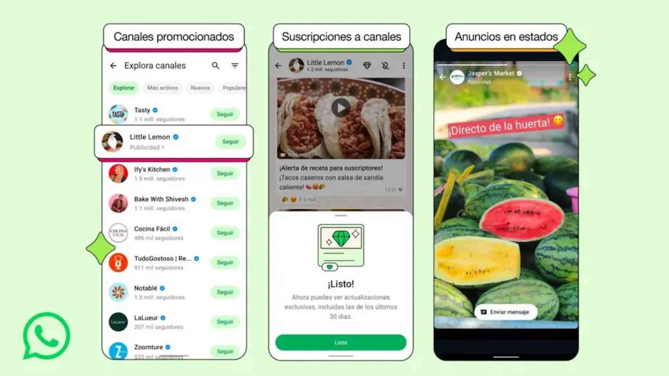 Los anuncios llegan oficialmente a WhatsApp