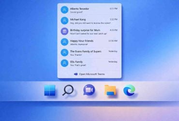 Microsoft permitirá mover la barra de tareas en Windows 11
