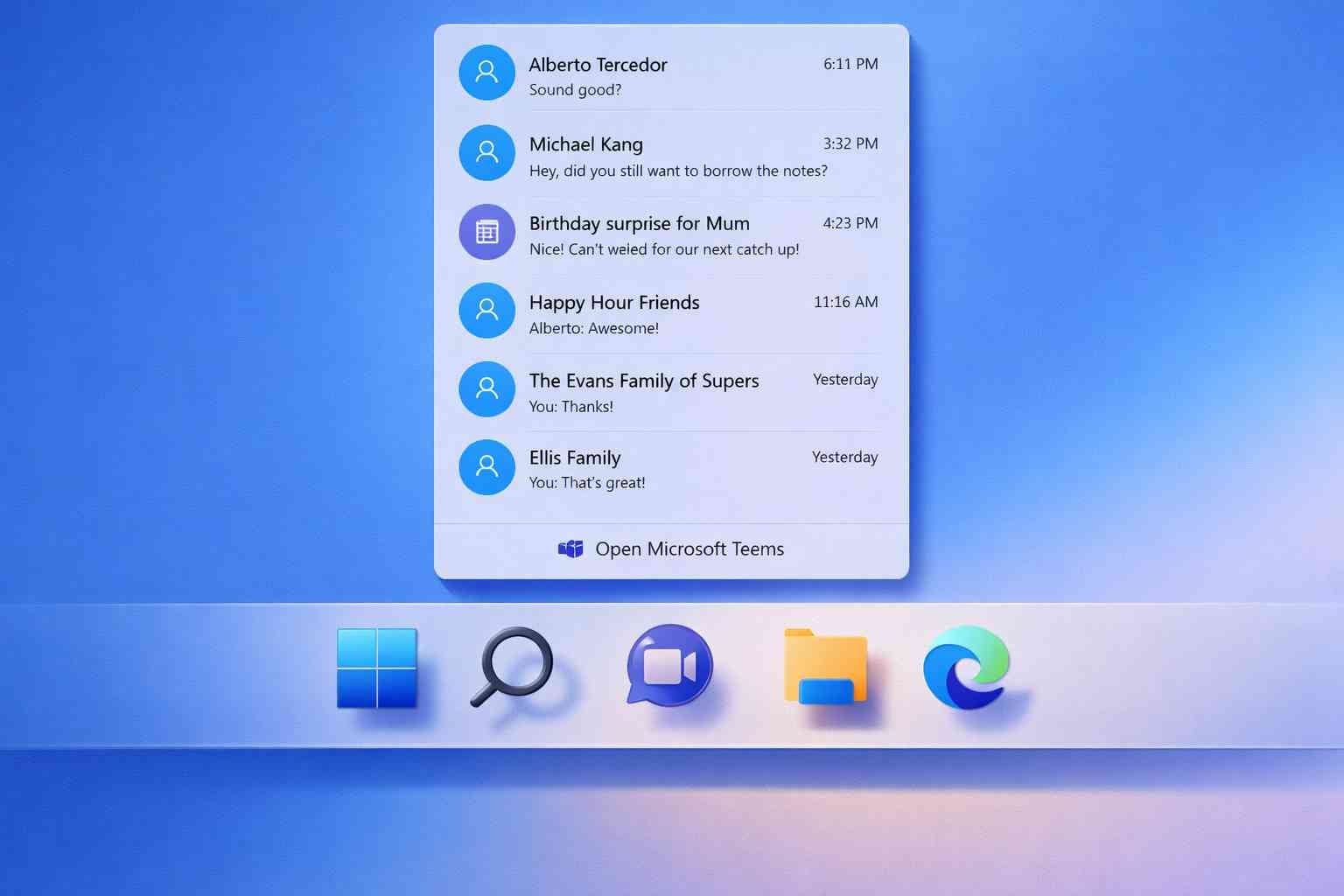Microsoft permitirá mover la barra de tareas en Windows 11